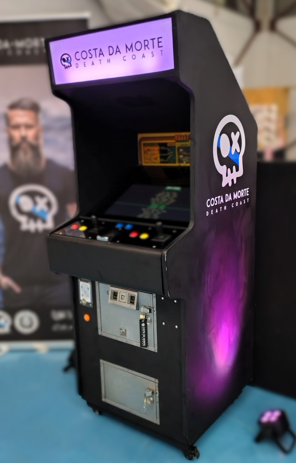 Arcade Costa da Morte restaurada y operativa en Pontefriki 2026